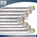 Yongli Long Life laser tube glass cutting equipments co2 glass tube 150w